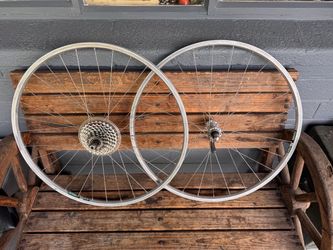 26” shimano xt mountain bike wheels