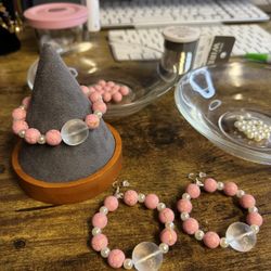 Handmade Bracelet And Earring Set
