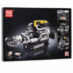 Mould King PAG Supercar V12 Engine Motorized Building Set 10207 (761+ pcs) – Brand New