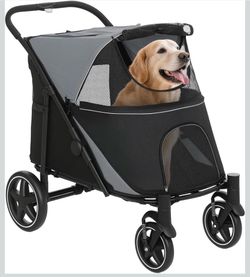 PawHut Dog Stroller Gray