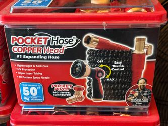 Pocket Hose Copper Head 50 ft Expanding Hose