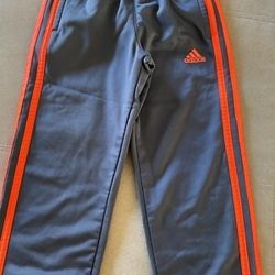 Adidas Boys Pants BRAND NEW Gray & Orange