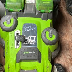 Greenworks 40 volt lawnmower