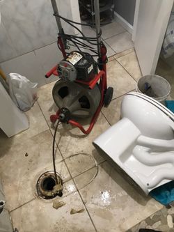 Red drain cleaner