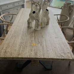 Moving, will accept best offer, Table - Weathered White 41 x 81