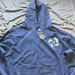 Size large chrome hearts hoodie