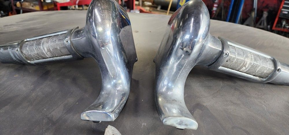 1951 52 DESOTO Parking Light Assembly SIDE GRILL TEETH (PAIR)