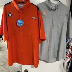 Astros Columbia Shirts 