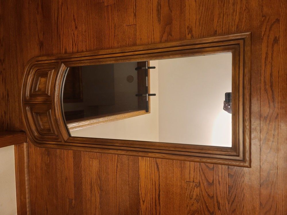 Vintage Antique Mirror Large
