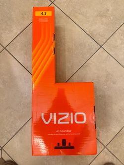 VIZIO 4.1 Soundbar with Dolby Atmos, Wireless Surround Speakers & Compact Subwoofer, QuickFit Compat