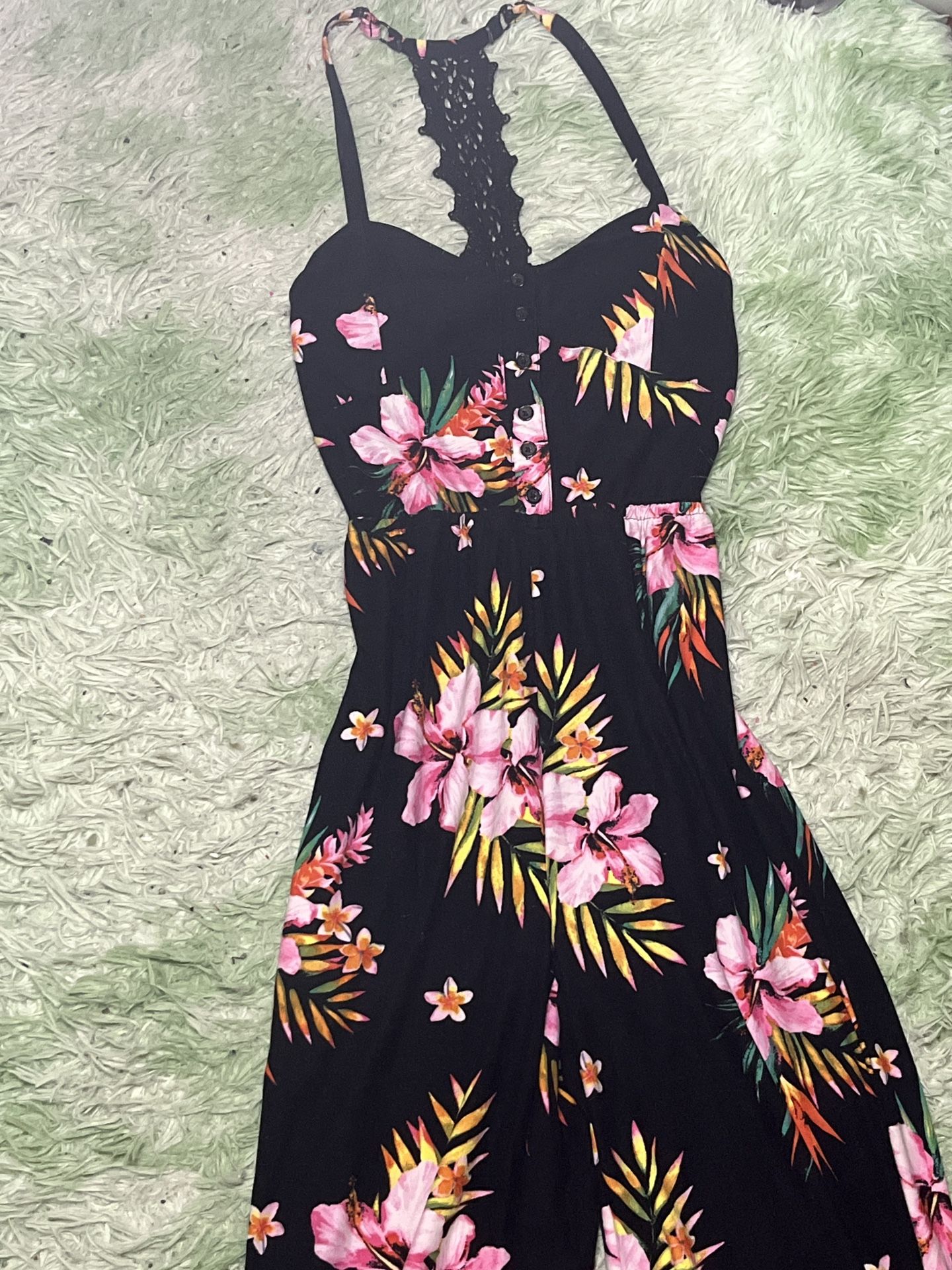 Floral jumpsuit