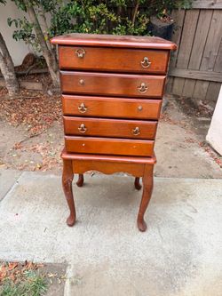 Vintage ￼armoire  jewelry case