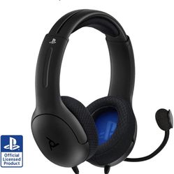 PDP Gaming LVL40 Wired Stereo Headset With Noise Cancelling Microphone: Black - PS5/PS4