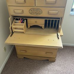 Antique Dresser and Desk Combination