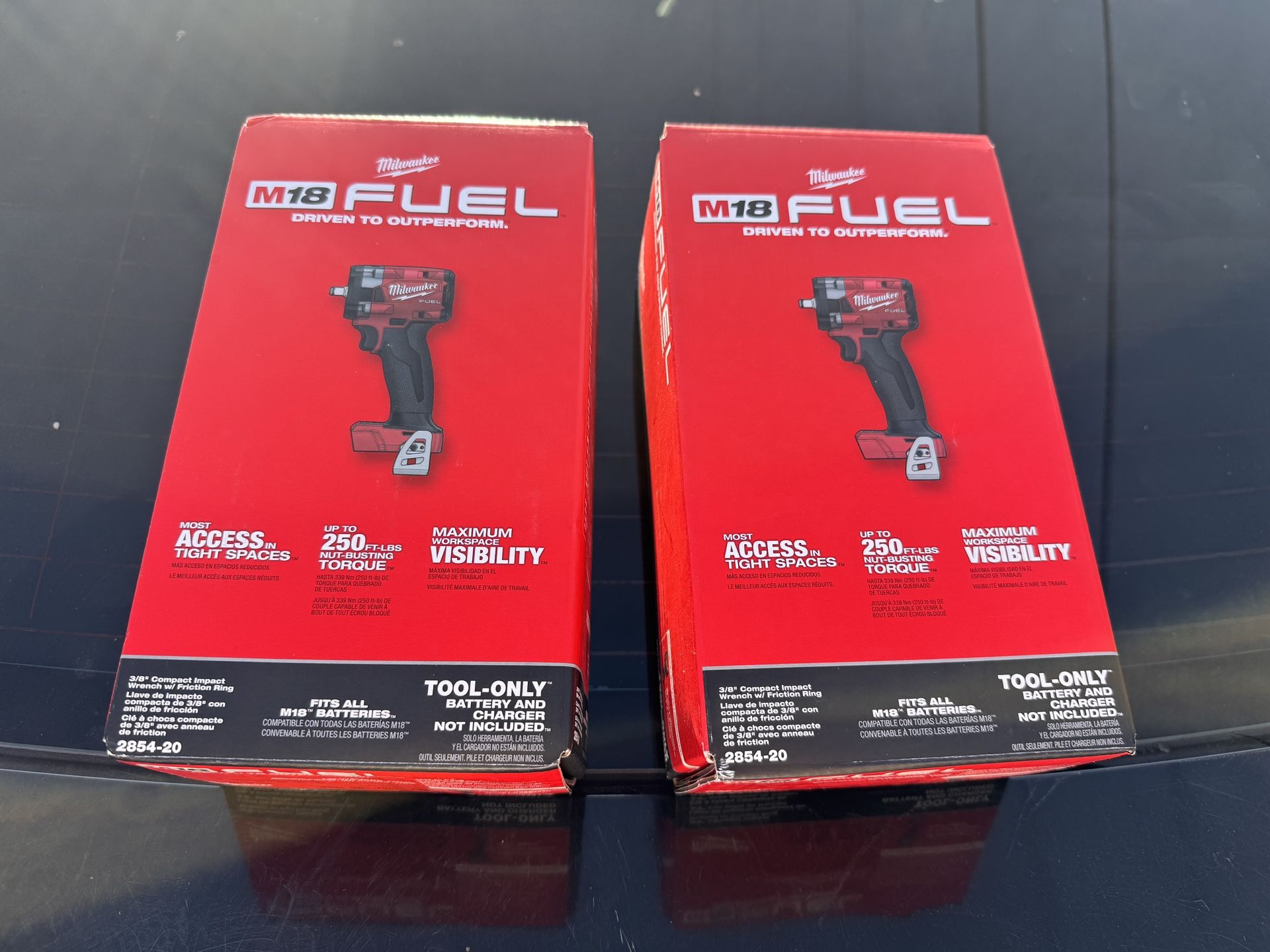 M18 FUEL GEN-3 18V Lithium-Ion Brushless Cordless 3/8 in. Compact Impact Wrench with Friction Ring (Tool-Only)