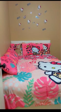 Full size bed with mattress