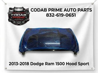 2013-2018 Dodge RAM 1500 Sport Hood.