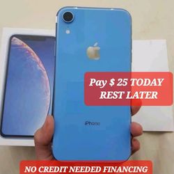 Apple Iphone Xr 64gb    UNLOCKED  - NO CREDIT CHECK $1 DOWN PAYMENT OPTION  3 Months Warranty * 30 Days Return *
