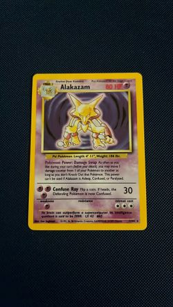Base Set Alakazam holo