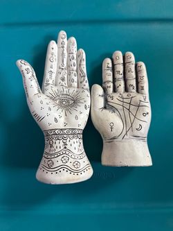 Palmistry Hand Statues – $10