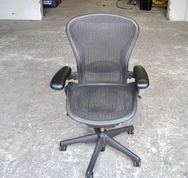 Herman Miller Aeron Chair - Graphite (Size B) - $275