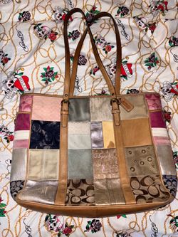 Rare coach patchwork bag