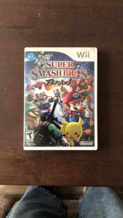 Super Smash Bros Wii Case Manual 
