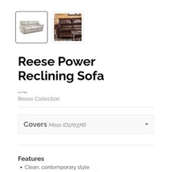 La-z-boy Reese Power Reclining Couch Model 44p366