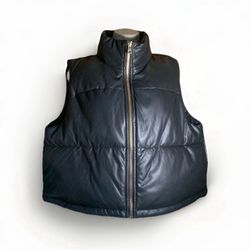 Adult Women’s Large Marc Jacob’s Black Puffer  Vest Full Zip NWT
