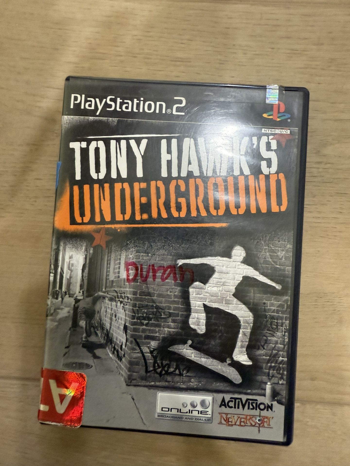 Tony Hawk Underground For Ps2