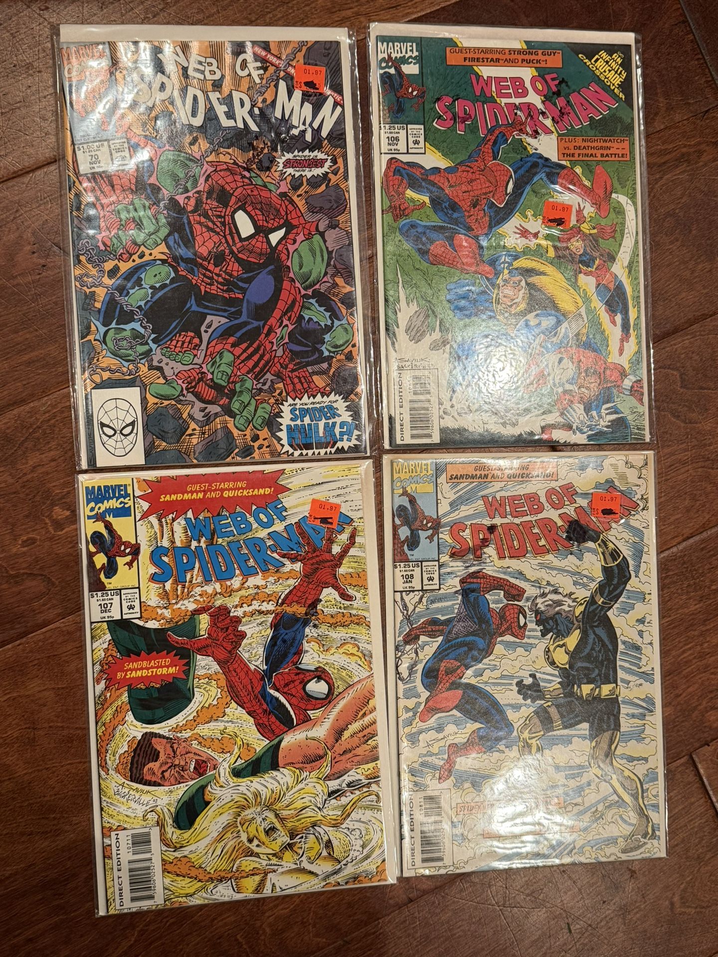 Spider-Man comic book lot