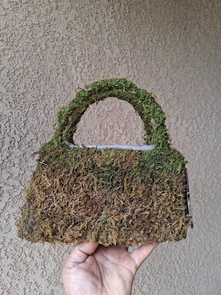 Moss Basket Planter $18