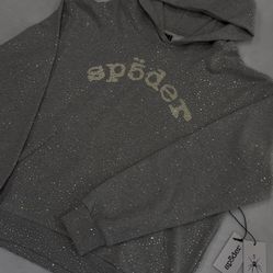 Grey Vvs Spider Hoodie