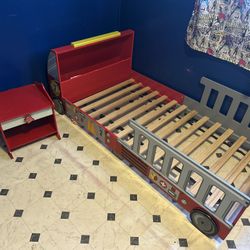 Firefighter Toddler Bed 