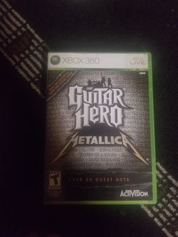 Guitar hero Metallica xbox 360