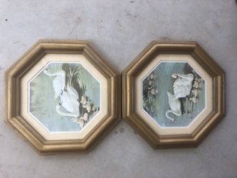 Antique swan pictures