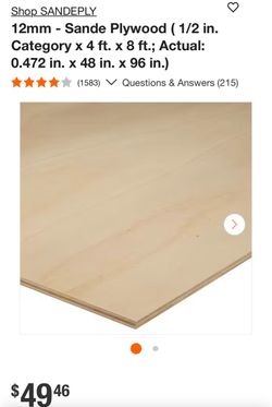 Hard plywood sheet