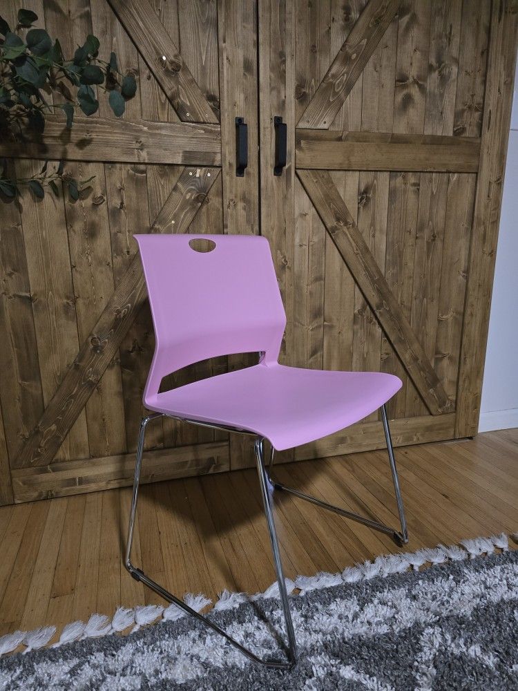 Pink Stackable Chairs