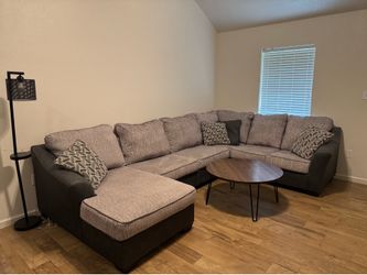 Lamp and coffee table