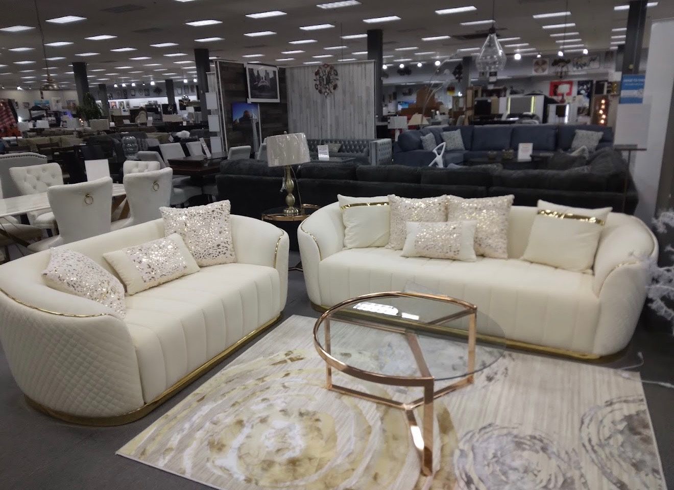 Sofa And Loveseat Set No Money Down No Credit Need 0% Interest