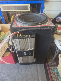 Car audio Bass box Orion 15" speaker  sub and 1600 watt amp subwoofer
$150
Pick up Mesa Higley and University