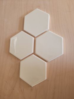 Off White Hexagon Tile