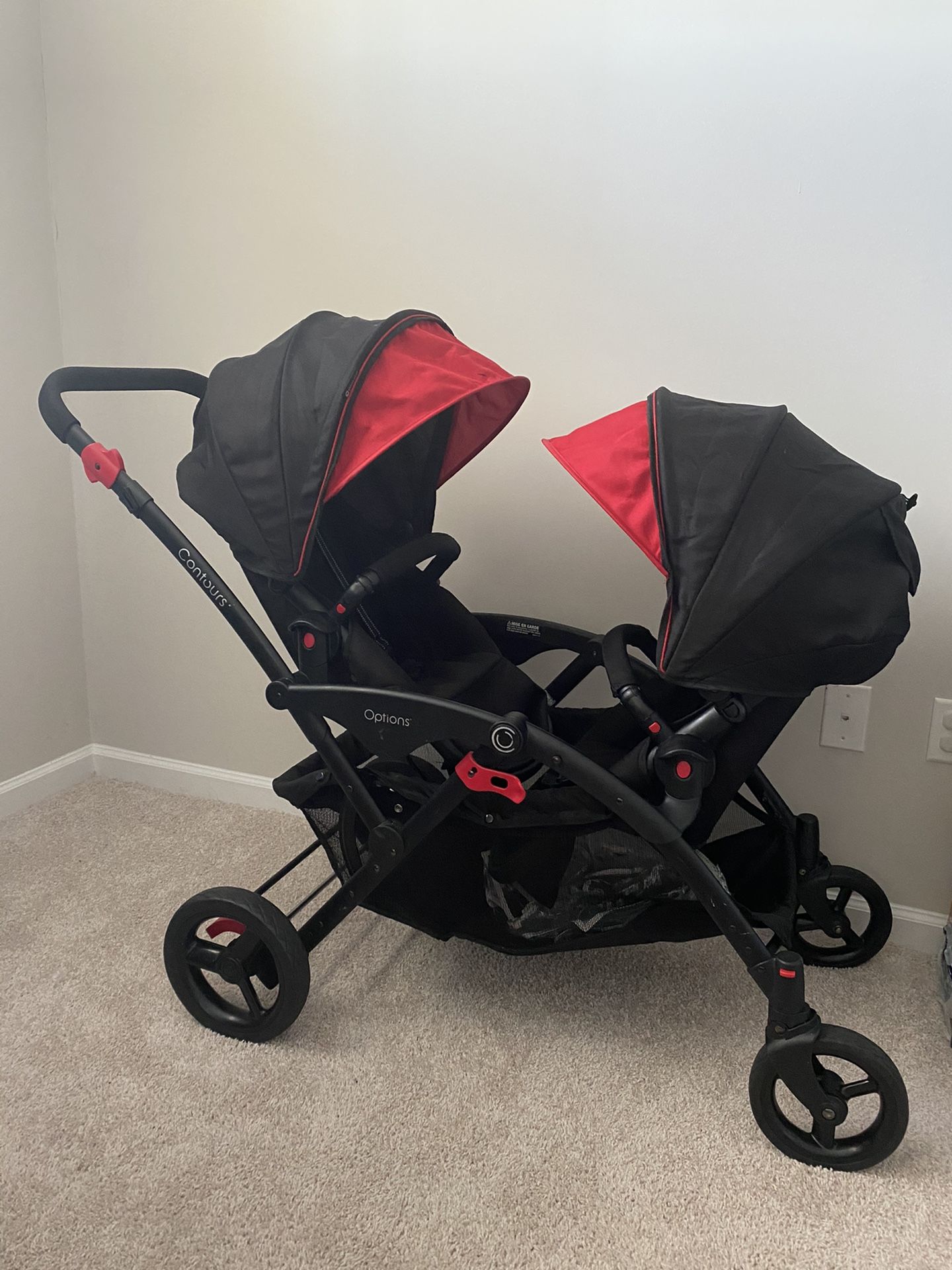 Double a Stroller with weather protector included