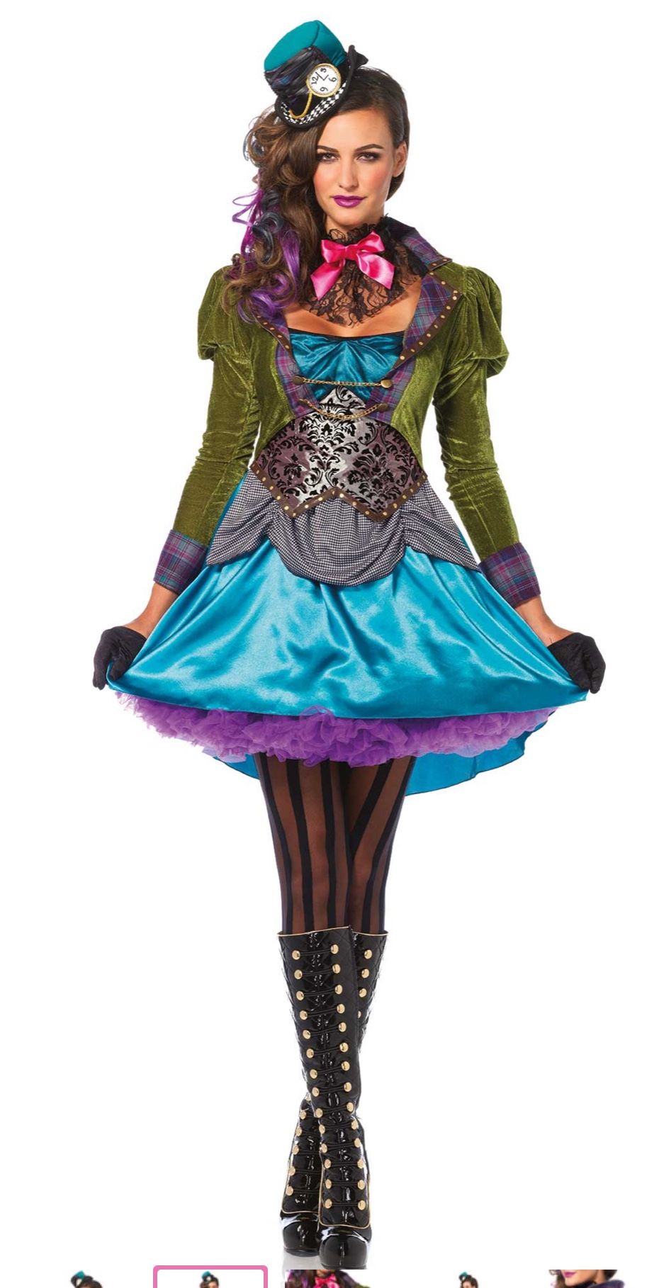 Leg Avenue Women's Deluxe Mad Hatter Costume