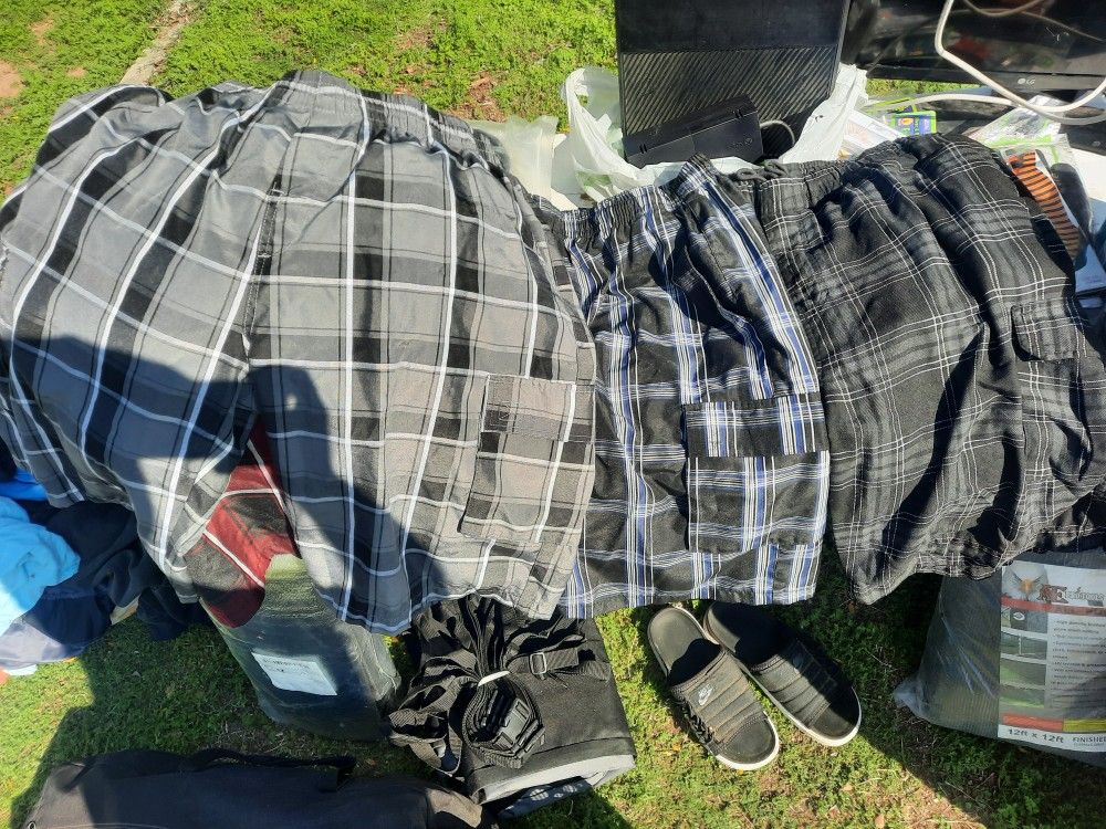 Men's Shorts With Plaid Designs 