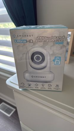 Amcrest 2K Dual Band 3MP Wi-Fi Camera 