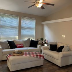 Living Spaces - Couch Set