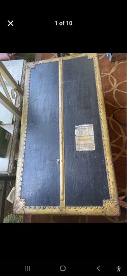 Vintage wardrobe trunk