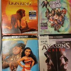 4K BLU RAY MOVIES