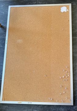Large Cork Bulletin Board with Aluminum Frame